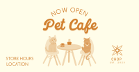 Pet Cafe Opening Facebook Ad Image Preview