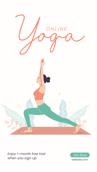 Yoga Class Facebook Story Design