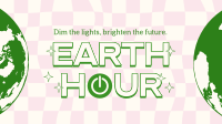 Earth Hour Retro Video Design