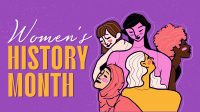 Women's History Month March Animation Image Preview