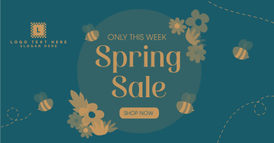 Spring Bee Sale Facebook ad Image Preview