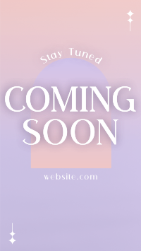 Minimalist Elegant Coming Soon TikTok Video Image Preview