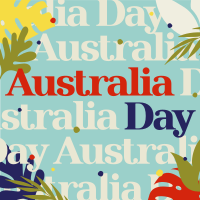 Australia Day Pattern Instagram post Image Preview