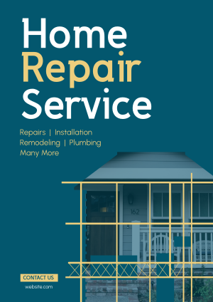 Professional Repair Service Flyer Image Preview