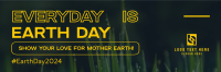 Sustainability Earth Day Twitter Header Image Preview