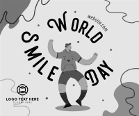 Smile And Dance Facebook Post Design