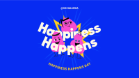 Happiness Unfolds Facebook Event Cover Design