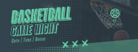 Basketball Game Night Facebook Cover Image Preview