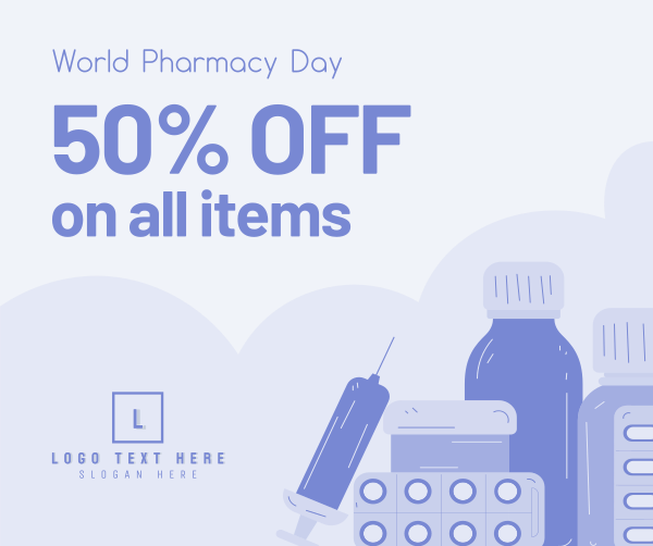 Happy World Pharmacist Day Facebook Post Design