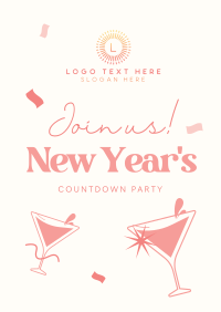 New Year Countdown Flyer Design