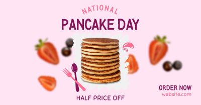 Berry Pancake Day Facebook ad Image Preview