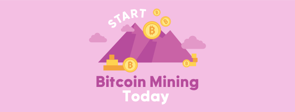 Bitcoin Mountain Facebook Cover Design