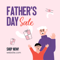Fathers Day Sale Instagram Post Design