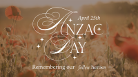 Anzac Day Remembrance Facebook event cover Image Preview