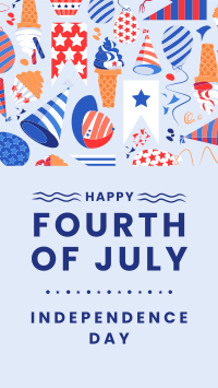 Fourth of July Party Facebook story Image Preview