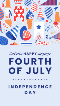 Fourth of July Party Facebook Story Image Preview