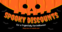 Halloween Pumpkin Discount Facebook ad Image Preview