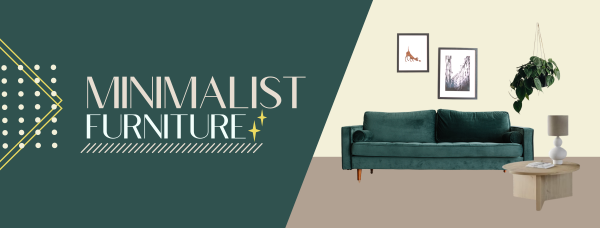 Minimalist Furniture Facebook Cover Design Image Preview