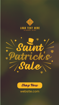 Quirky St. Patrick's Sale TikTok video Image Preview