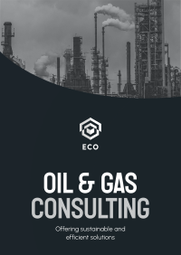 Oil and Gas Business Poster Design