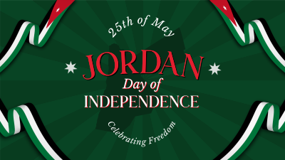 Independence Day Jordan Facebook event cover Image Preview