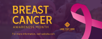 Cancer Awareness Campaign Facebook Cover Design