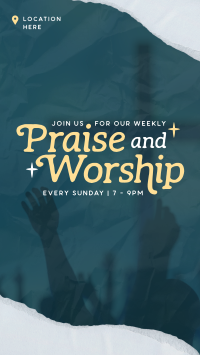 Praise & Worship Facebook Story Image Preview