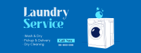 Laundry Service Facebook Cover Design