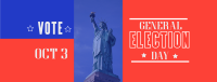 Go Vote With Your Hearts Facebook Cover Design