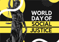 Social Justice World Day Postcard Image Preview