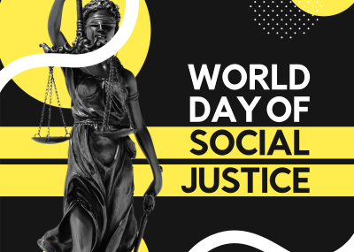 Social Justice World Day Postcard Image Preview