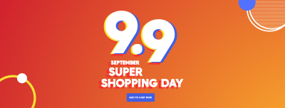 9.9 Super Sale Facebook cover Image Preview