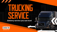 Truck Moving Service Facebook event cover Image Preview