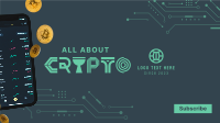 Cryptocurrency Investment Channel YouTube Banner Image Preview
