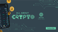 Cryptocurrency Investment Channel YouTube Banner Design