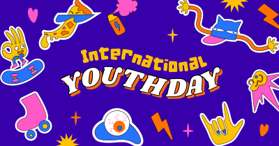 Youth Day Stickers Facebook ad Image Preview