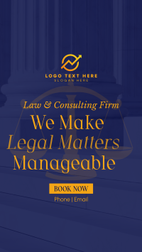 Making Legal Matters Manageable YouTube short Image Preview
