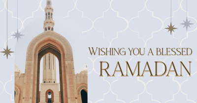 Greeting Ramadan Arch Facebook ad Image Preview