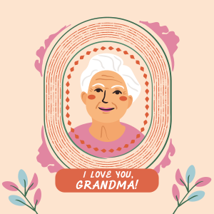 Greeting Grandmother Frame Instagram post Image Preview