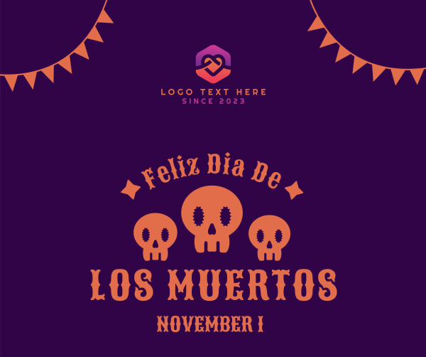 Dias De Los Muertos Greeting Facebook Post Design Image Preview