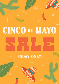 Cinco De Mayo Confetti Sale Flyer Image Preview