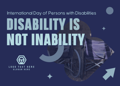 Disability Awareness Postcard Image Preview