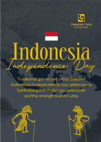 Traditional Indonesia Games Poster Image Preview