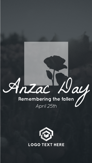Remembering Anzac Instagram Reel Image Preview