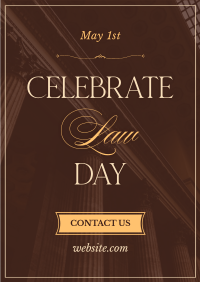 Celebrate Law Day Poster Image Preview