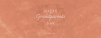 Elegant Classic Grandparent's Day Facebook Cover Design