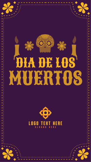 Dia De Los Muertos Instagram story Image Preview