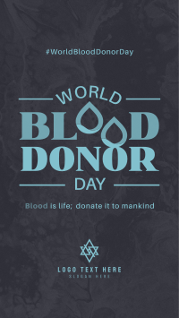 World Blood Donor Badge Instagram Reel Design