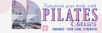 Minimalist Pilates Classes Twitter Header Preview