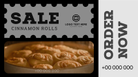 Cinnamon Rolls Sale Video Image Preview